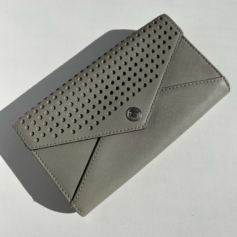 Rebecca Minkoff grey clutch! Like NEW!